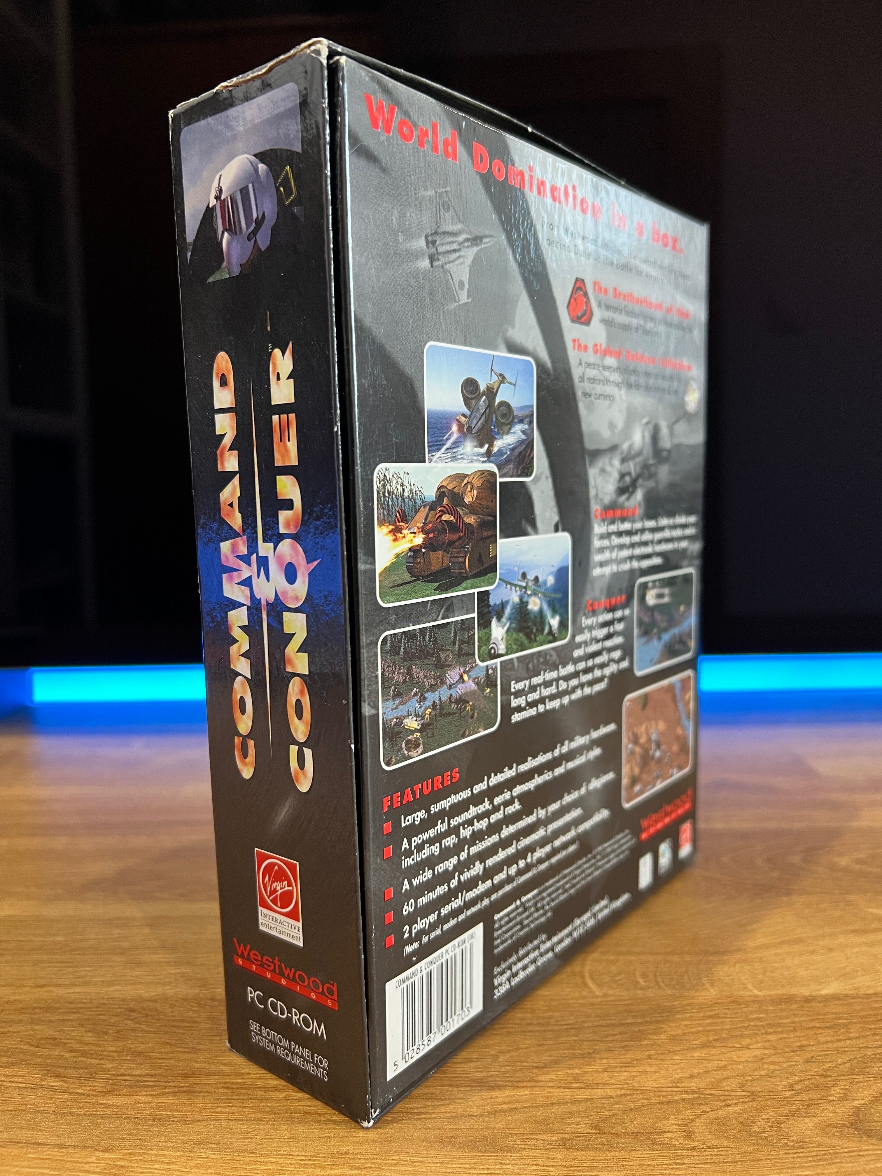 Command & Conquer 1 (PC EN 1995) BIG BOX kompletne premierowe wydanie