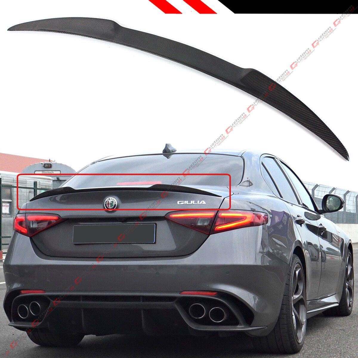 Спойлер Alfa Romeo Giulia накладка на багажник ляду бленда антикрыло