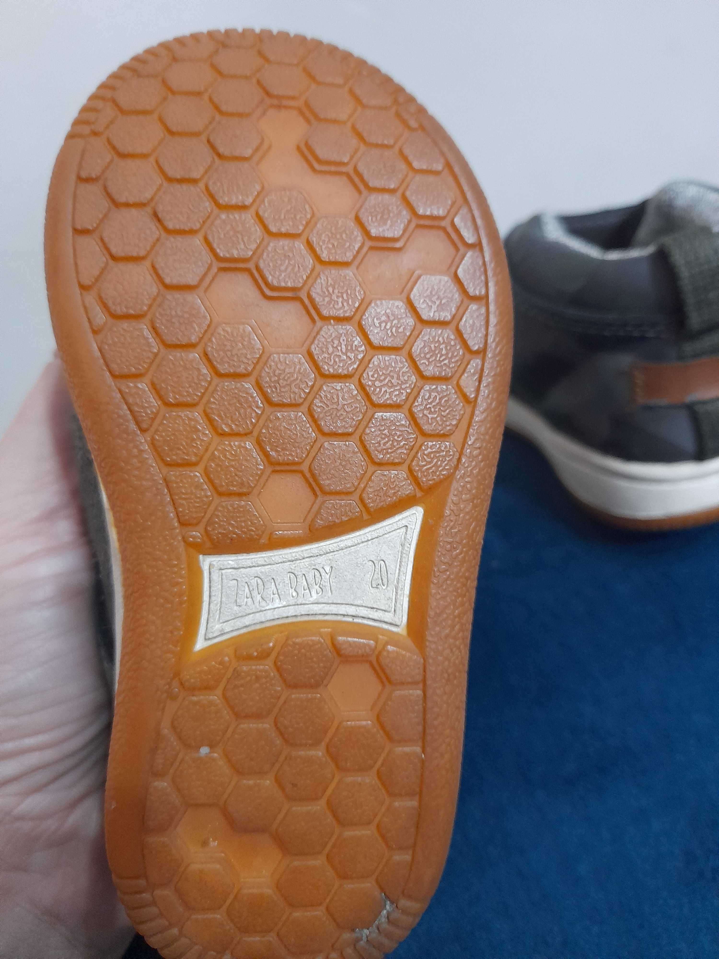 Ocieplane buty dziecięce za kostkę Zara Baby