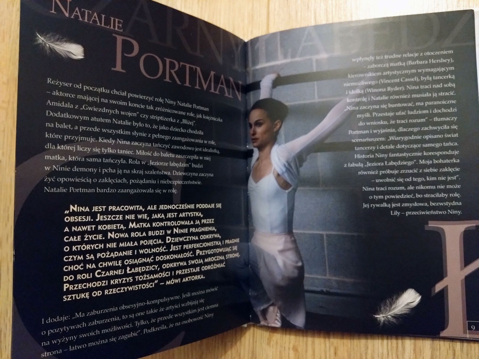 Czarny Łabędź. Film DVD. Natalie Portman