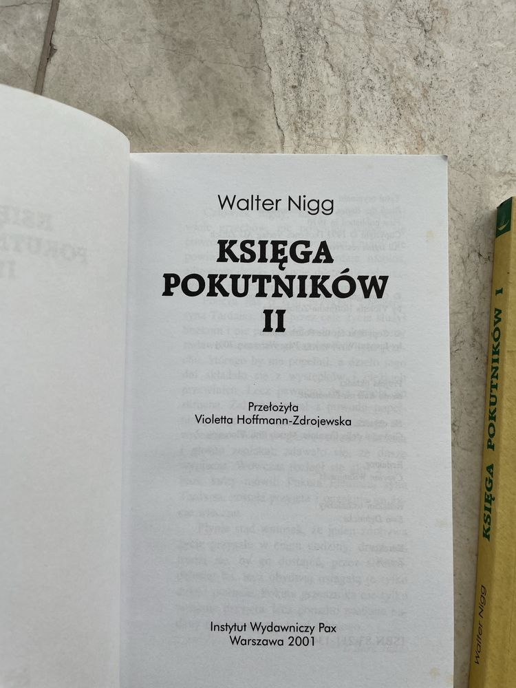 Księga pokutników Walter Nigg