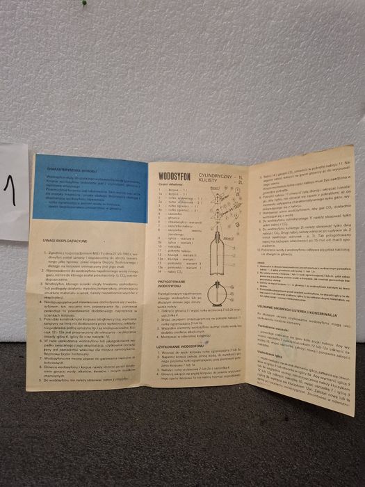 Wodosyfon cylindryczny okrągły instrukcja obsługi prl