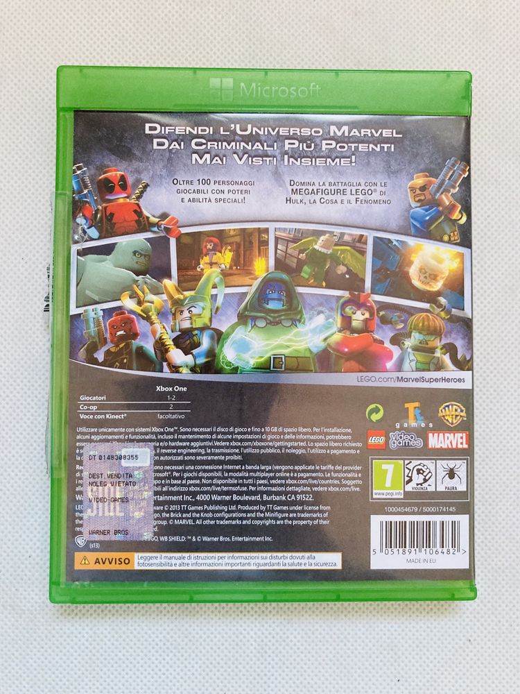 Gra Lego Marvel na Xbox One