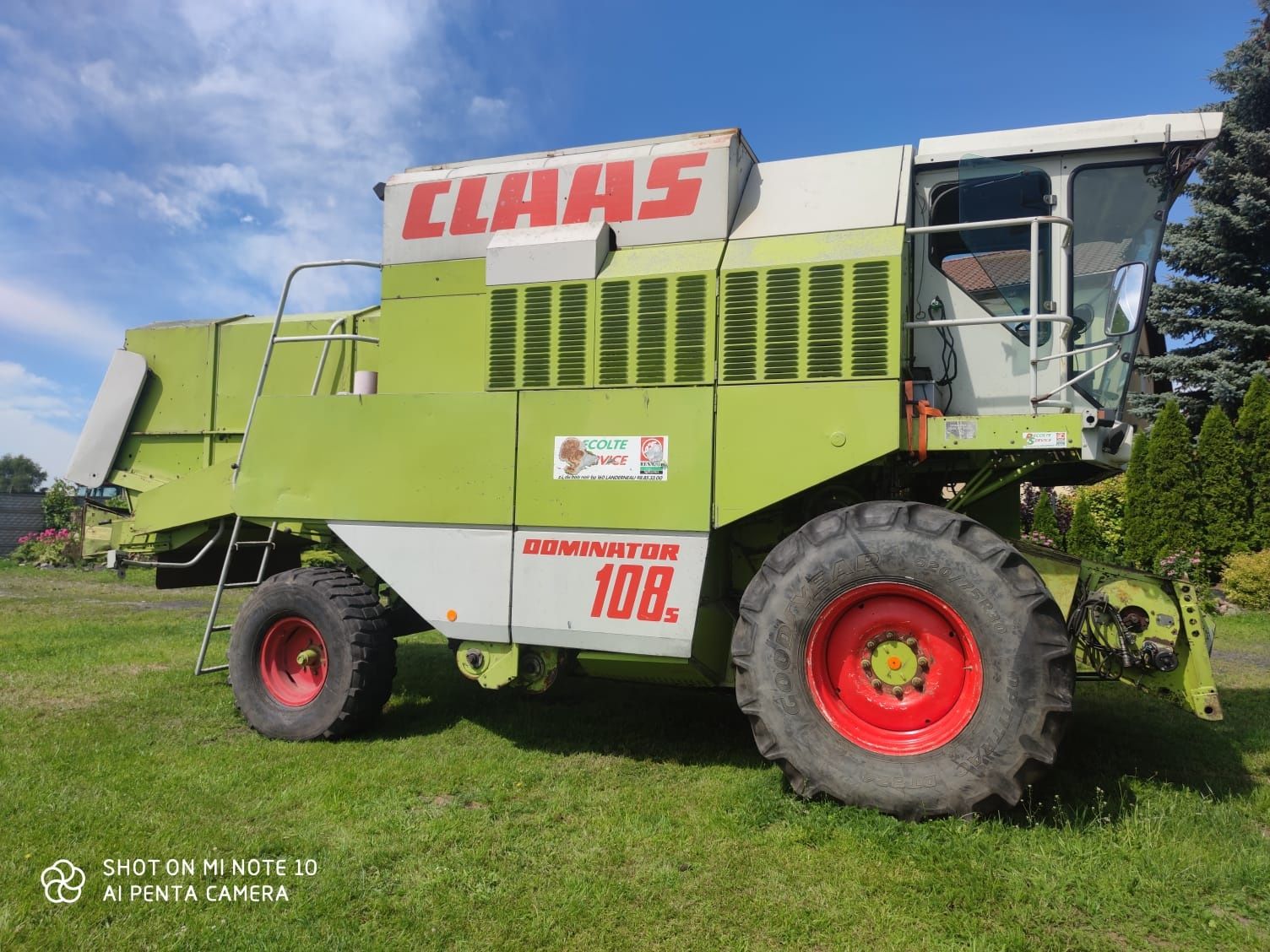 Claas Dominator 108 / Heder 5 m z wózkiem/ Klimatyzacja
