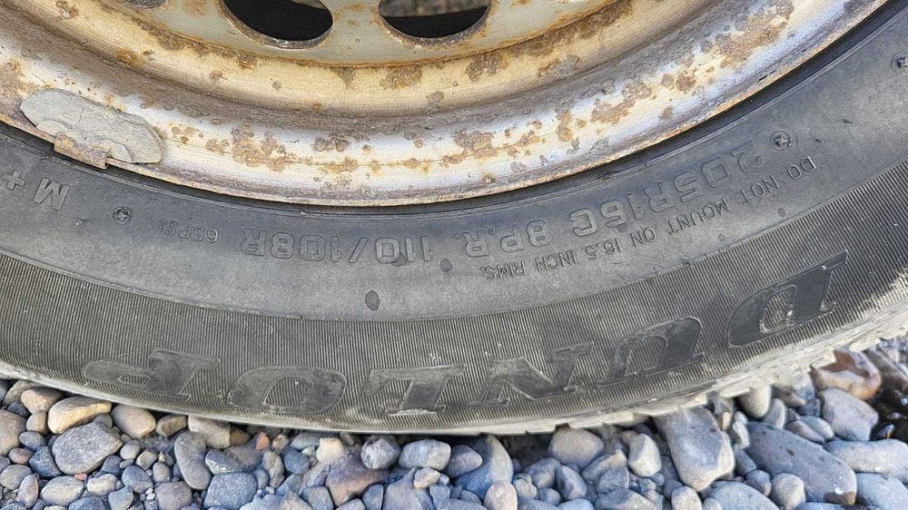 Шини Dunlop GrandTrek AT20 205 R16C 110/108R, всесезонні. + диски