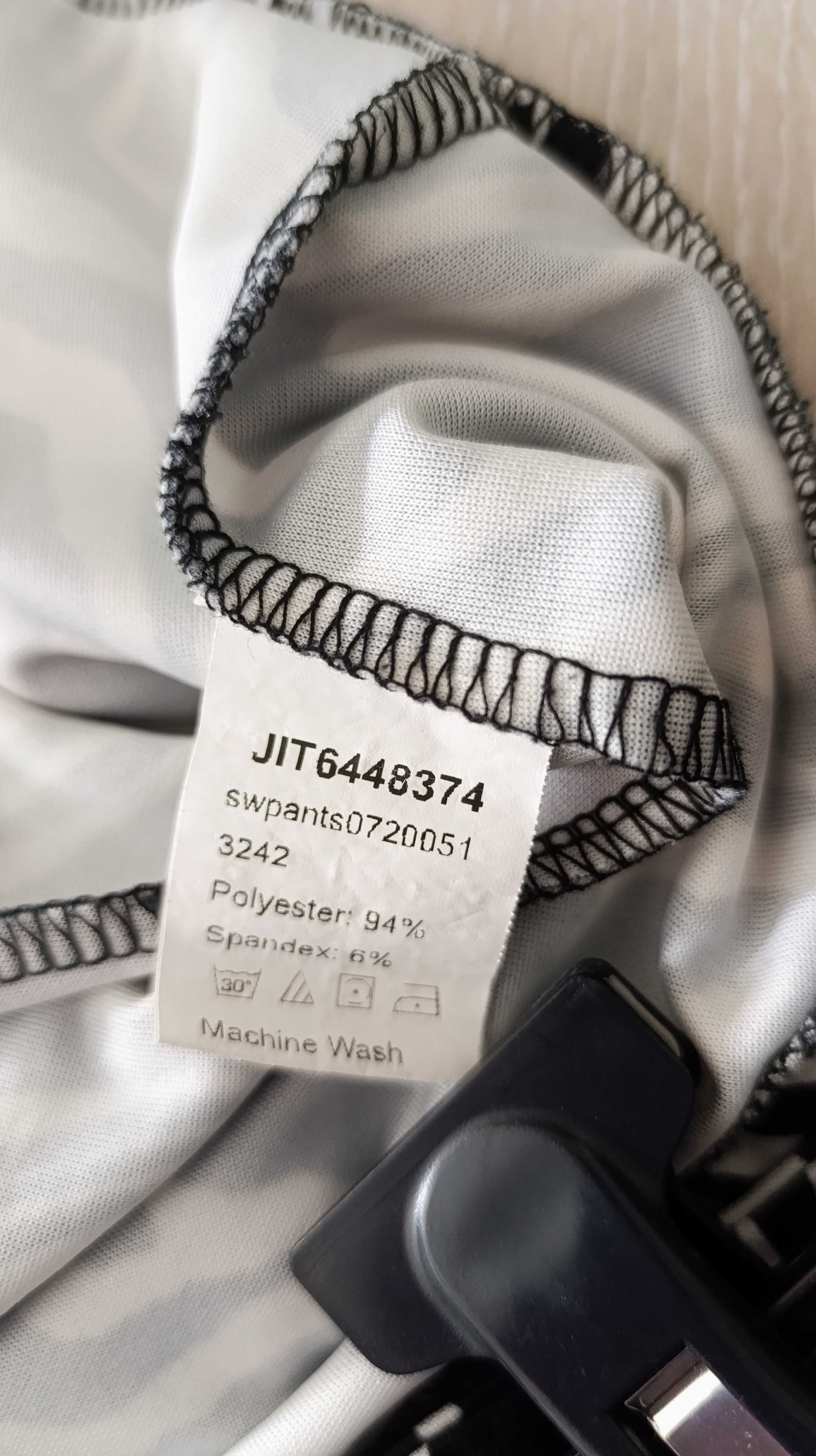 Spodnie dzwony zebra  czarno - białe