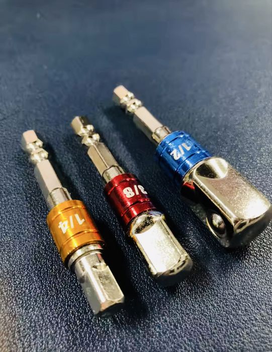 Адаптер з хвостовиком ударного шуруповерта з хвостовиком 1/4 3/8 1/2