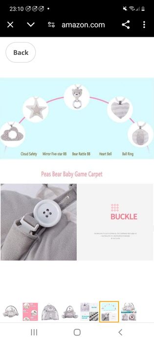 Дитячий килимок, ігровий розвиваючий килимок для дитини