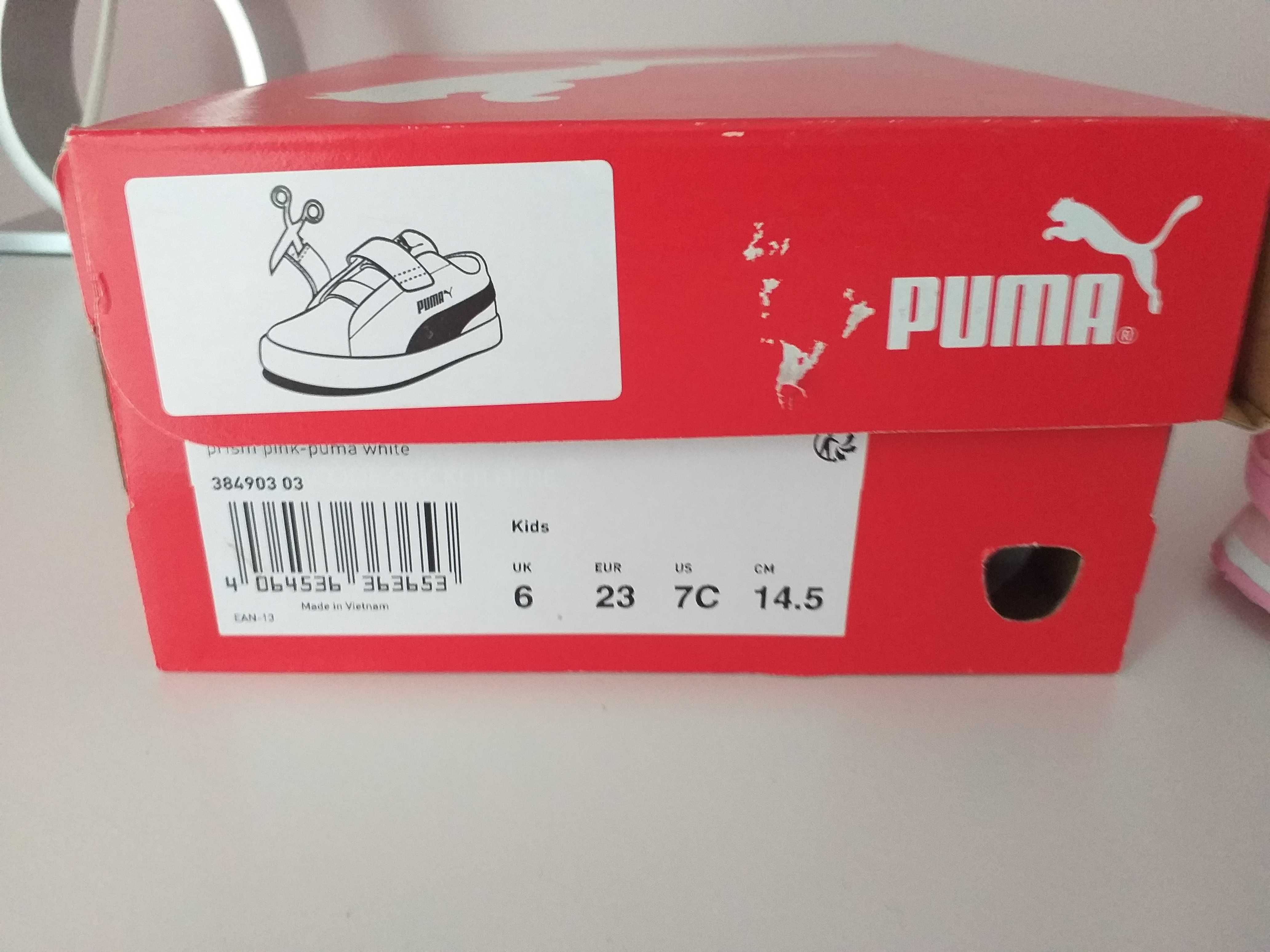 Adidasy dla dziewczynki, Puma, rozmiar 23