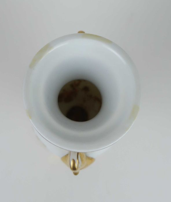 Jarra Ânfora Vieux Paris Séc. XIX - Jesus e Maria - 16.5 cm