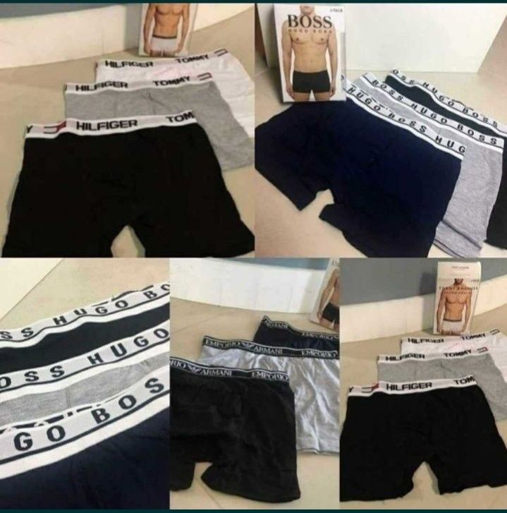 Bokserki Męskie 3pak CK Tommy Hugo Gucci Armani Versace Calvin