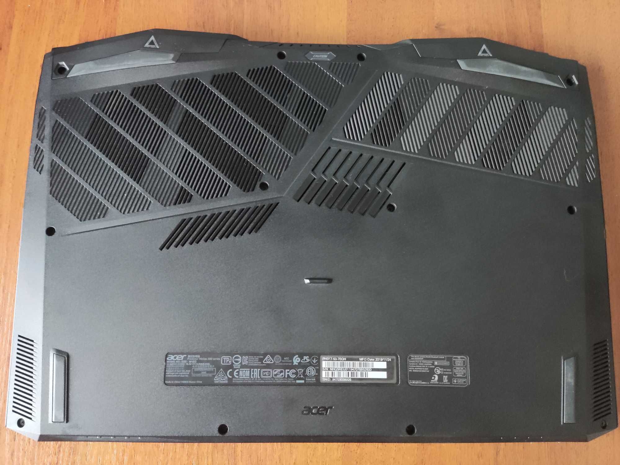 Ноутбук ігровий Acer Predator Helios 300, PH317-53