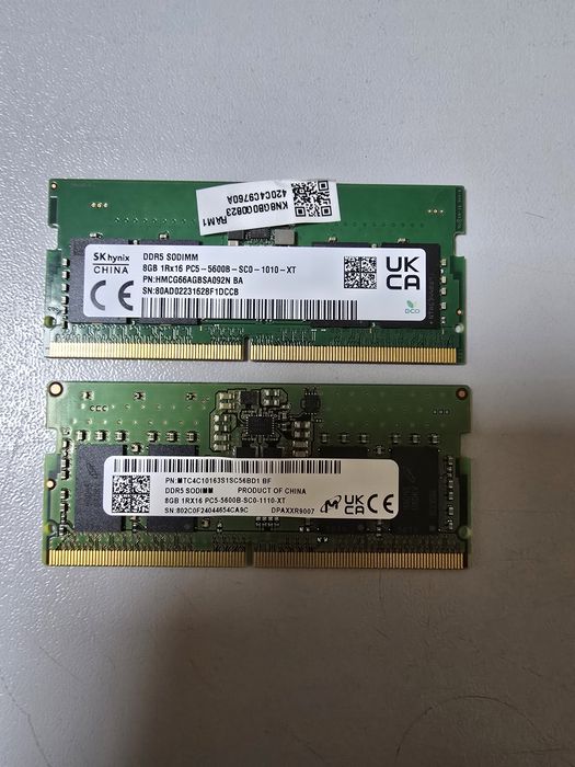 Оперативна память  8/16/32Gb DDR5