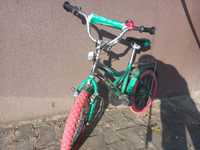 Rower 16 cali, zielony, używany