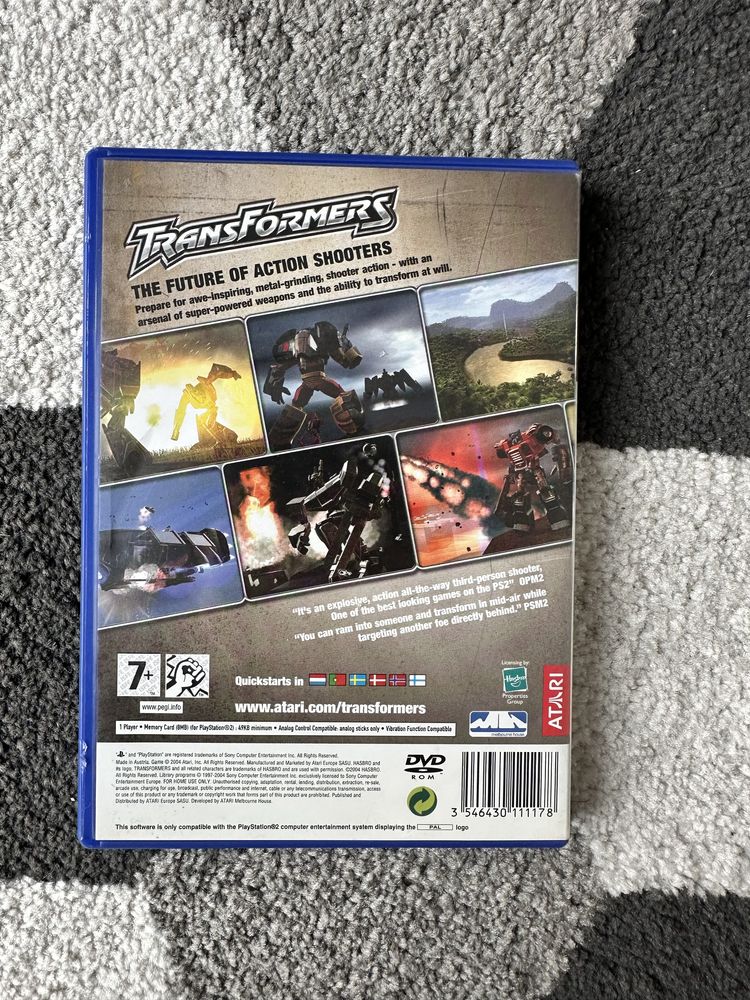 Gra Transformers Sony PlayStation 2 (PS2)