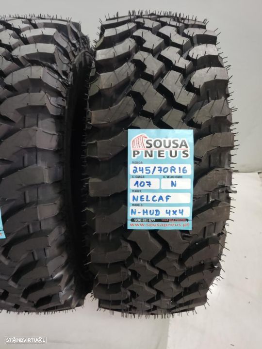 2 pneus novos 245-70r16 nelcaf ( recauchutados) oferta dos portes