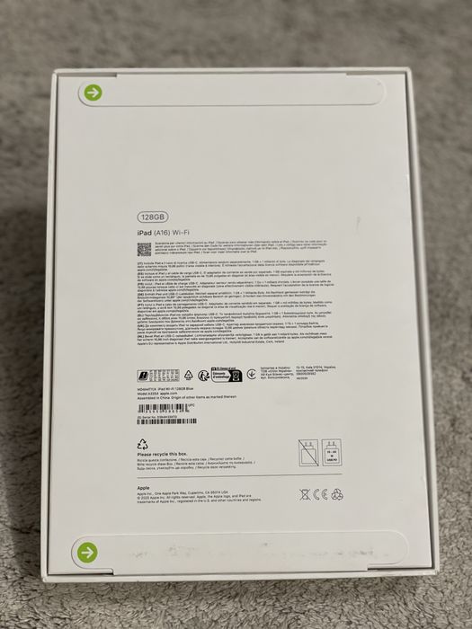 Планшет Apple iPad A3354 2025 Wi-Fi 128GB Blue (MD3Y4)