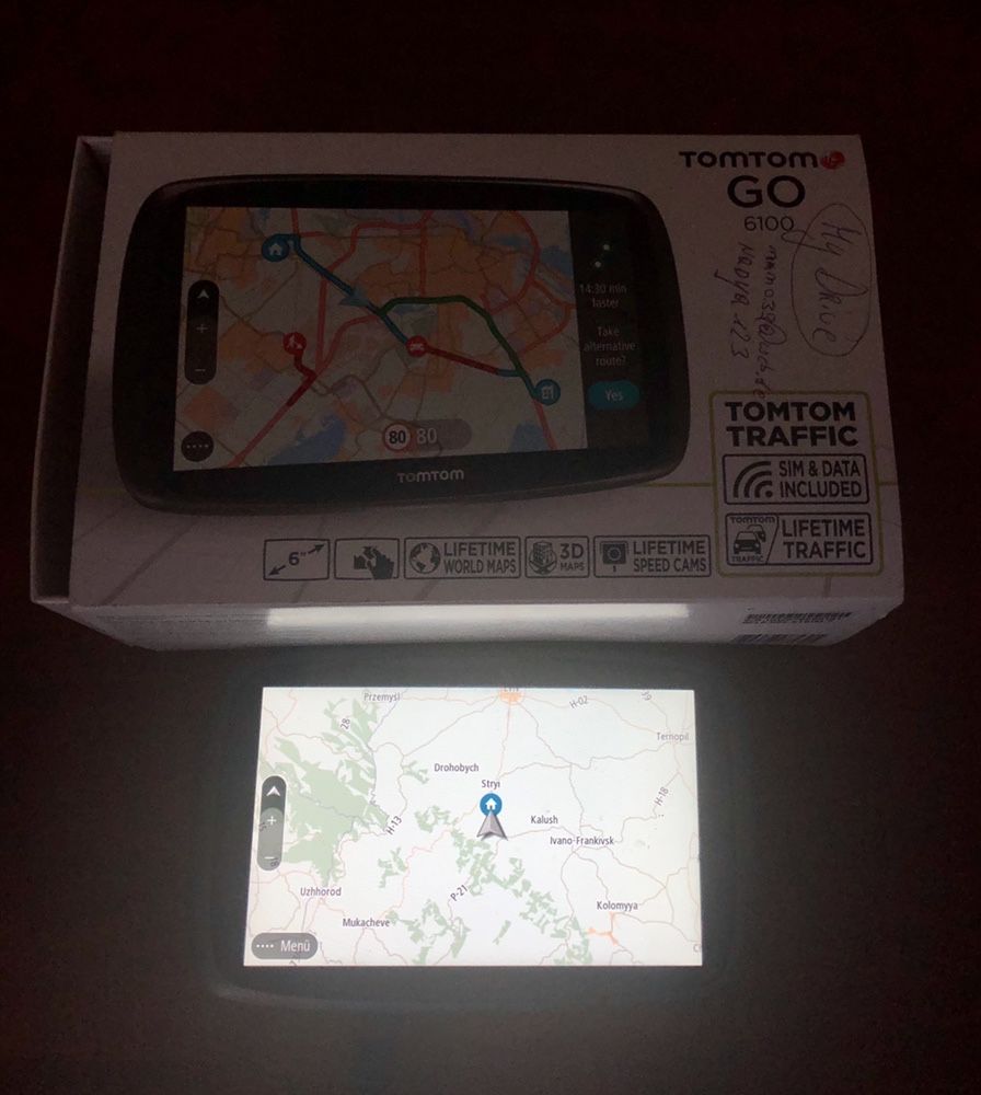 Навигатор Навігація TomTom Go 6100 LifeTimeTrafic 3D 6‘‘