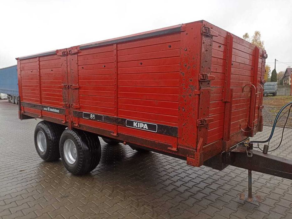 Przyczepa rolnicza wywrotka tandem  8.5t