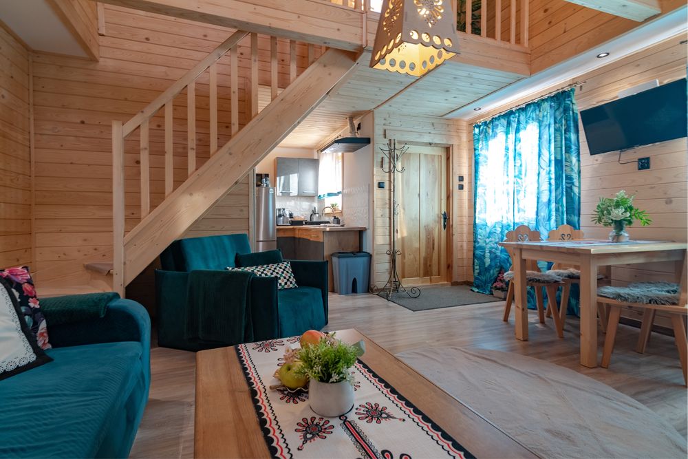 Domek w gorach z jacuzzi -widok na Tatry