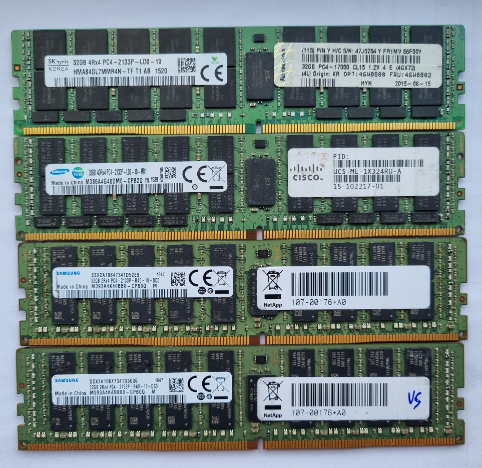 Серверная память 32Gb DDR4 PC4-2400T ECC REG