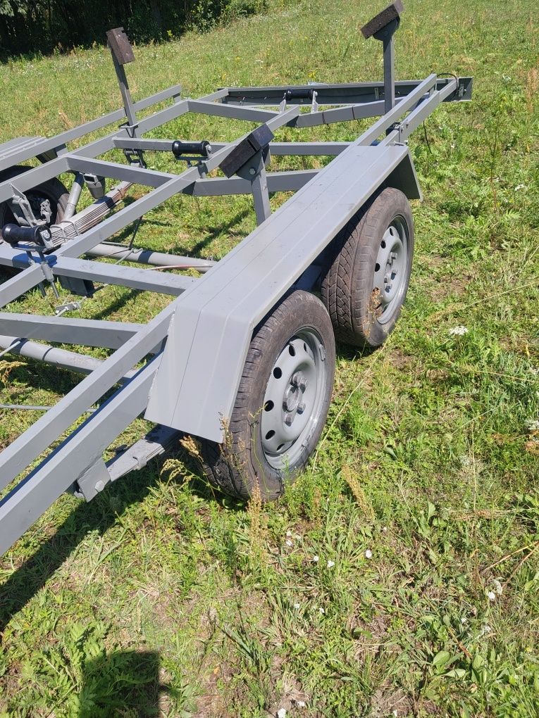Przyczepa podłodziowa typu SAM  wózek slipowy