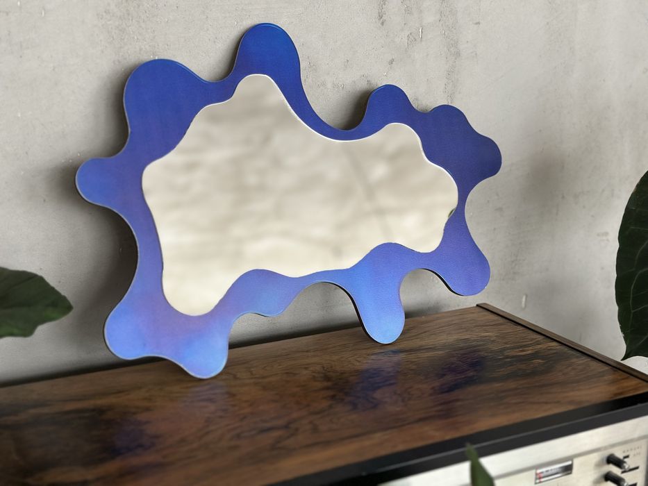 Retro lustro ścienne lusterko wiszące nieregularne Modern Design LOFT