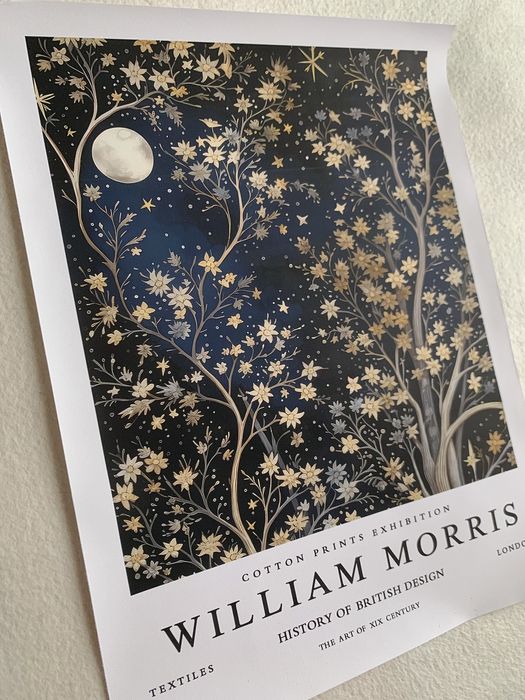 Gobelin na płótnie/Obrazek/William Morris/Full Moon