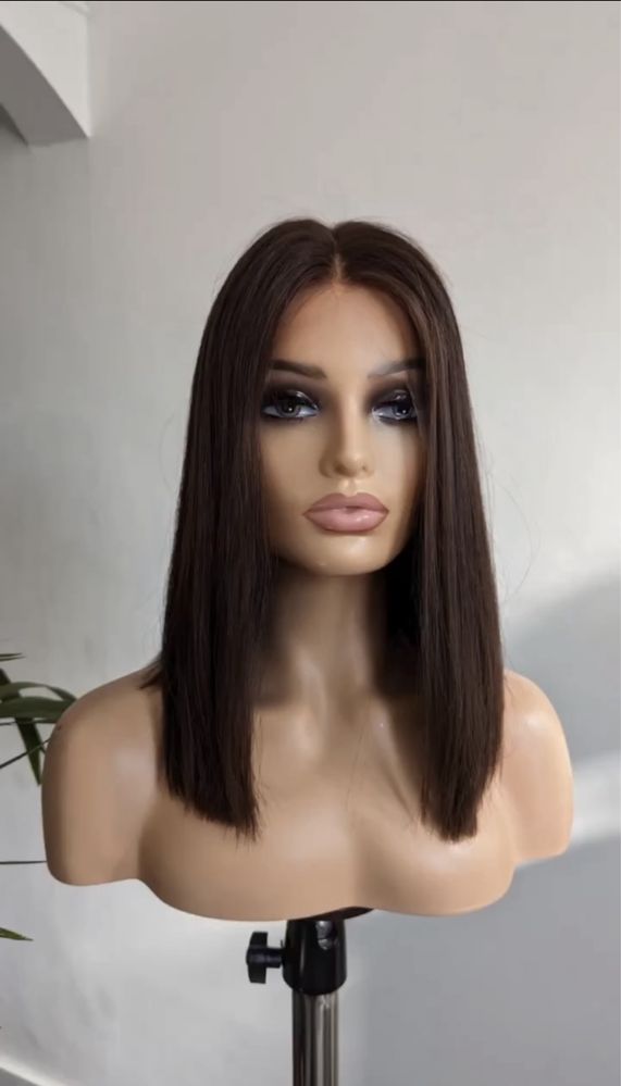 Nowa naturalna peruka lace front 100% ludzki wlos na co dzien