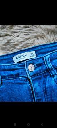 Jeansy spodnie pull&bear xs 34