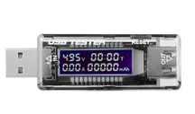 USB тестер KWS-V21 измеряет емкость,ток, время заряда 3-20V, 3.3A max