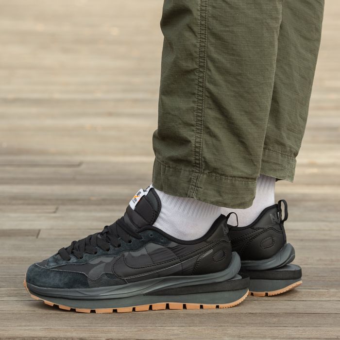БЕЗКОШТОВНА ДОСТАВКА‼️Nike VaporWaffle Sacai Black/Brown (Чорні),сакаі