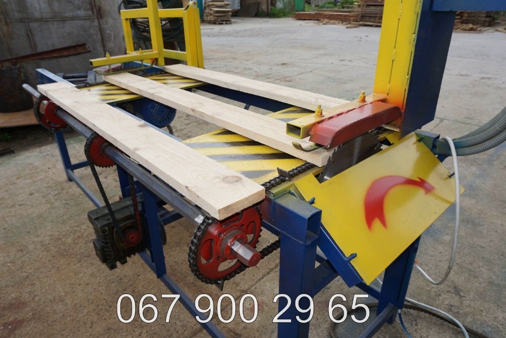 Пилорама стрічкова, палетна торцовка, многопил, ленточная, обрізний