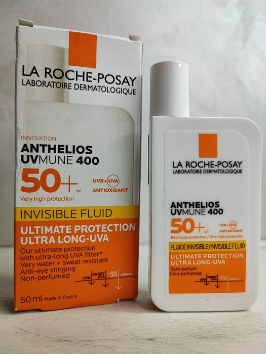 Сонцезахисний флюїд La Roche-Posay Антеліос UVA 400 SPF 50+ 50 ml