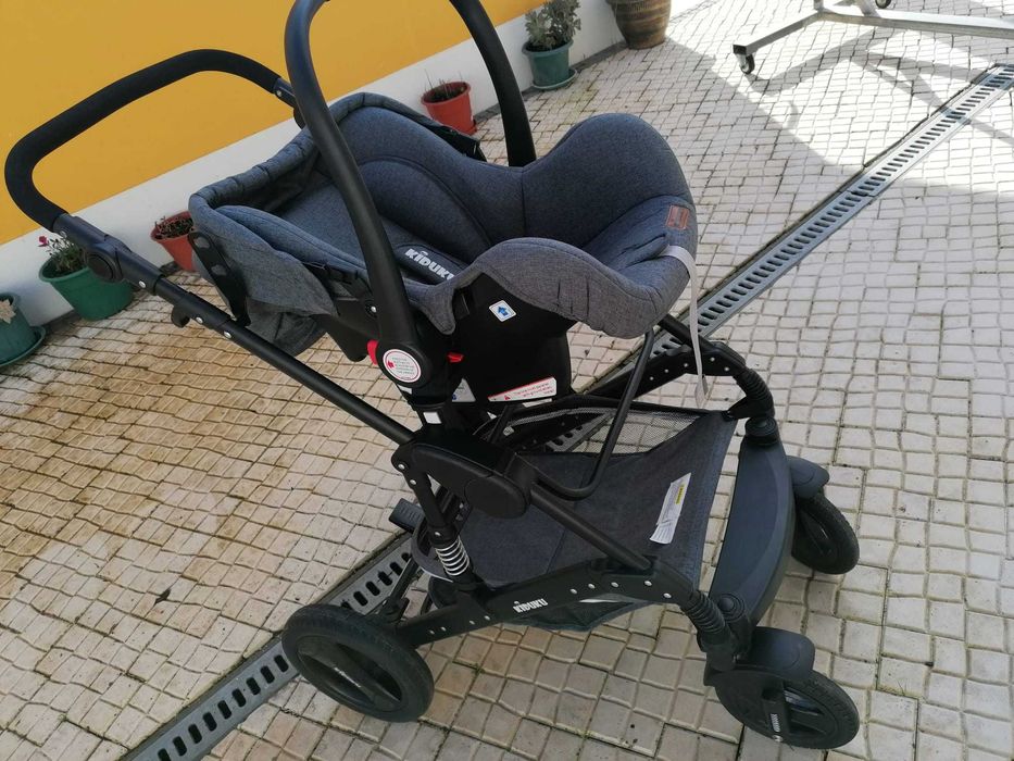 Carrinho de bebé 3 em 1: KIDUKU