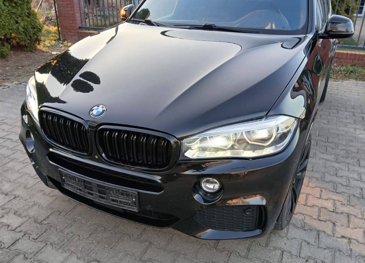 Kompletny przód BMW X5 F15 M-Pakiet pas maska zderzak lampy  błotniki