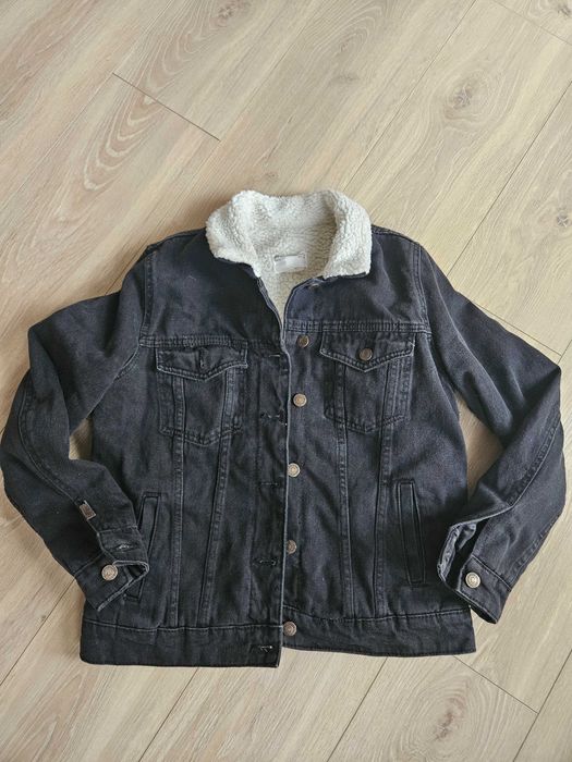 Kurtka z Bershka roz. XS jeansowa ocieplana