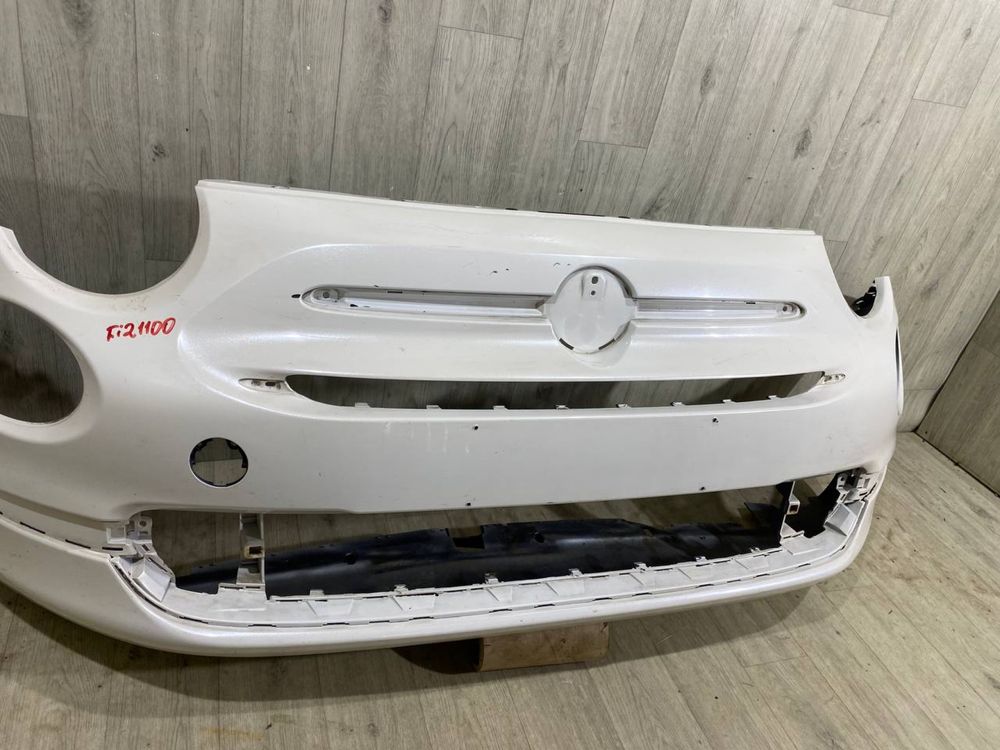 Бампер передний Fiat 500 ( 2016 2017 2018 2019 2020 2021 2022 2023 г.)