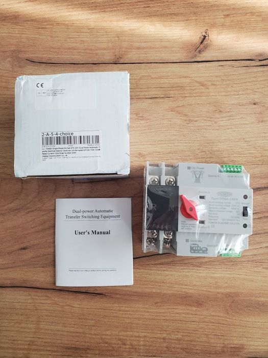 АВР автоматичний перемикач tomzn 2P, 125A