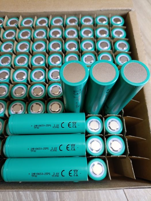 НОВЫЕ. Высокотоковые аккумуляторы 18650 Tenpower 25PG