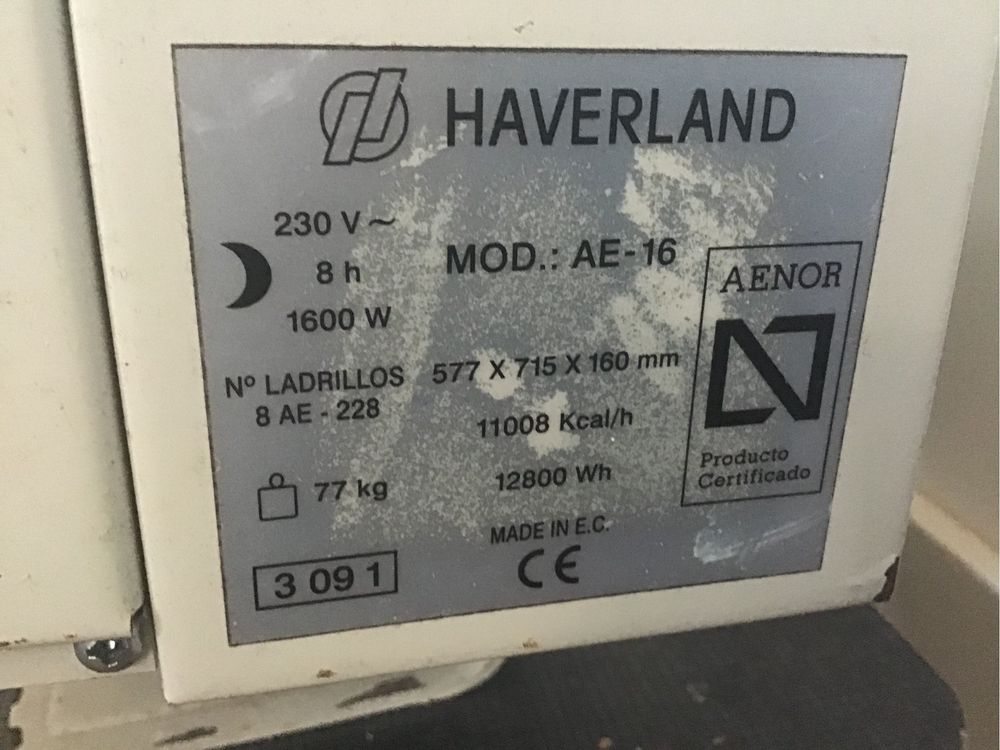 Vendo acumulador de calor Haverland