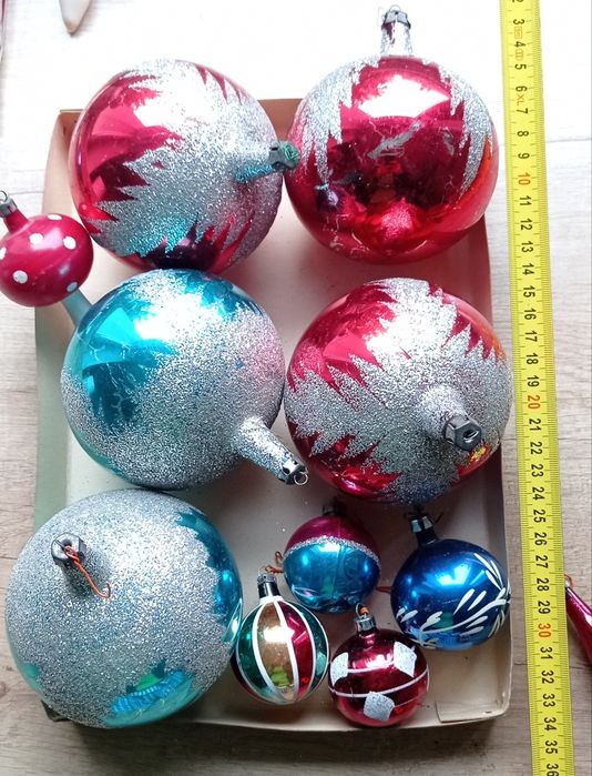 Ozdoby choinkowe PRL