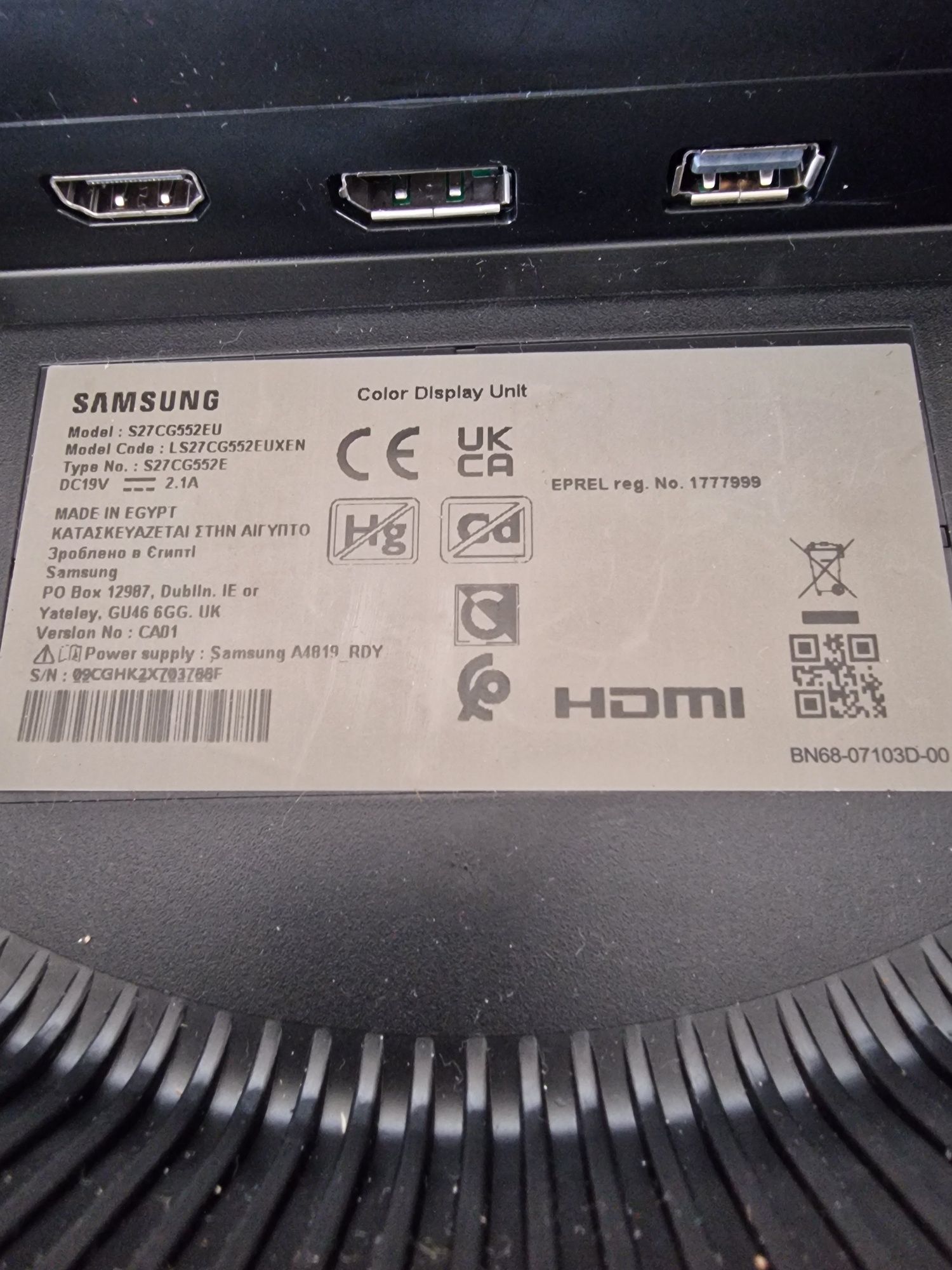 Monitor Samsung 27 cali zakrzywiony ekran!