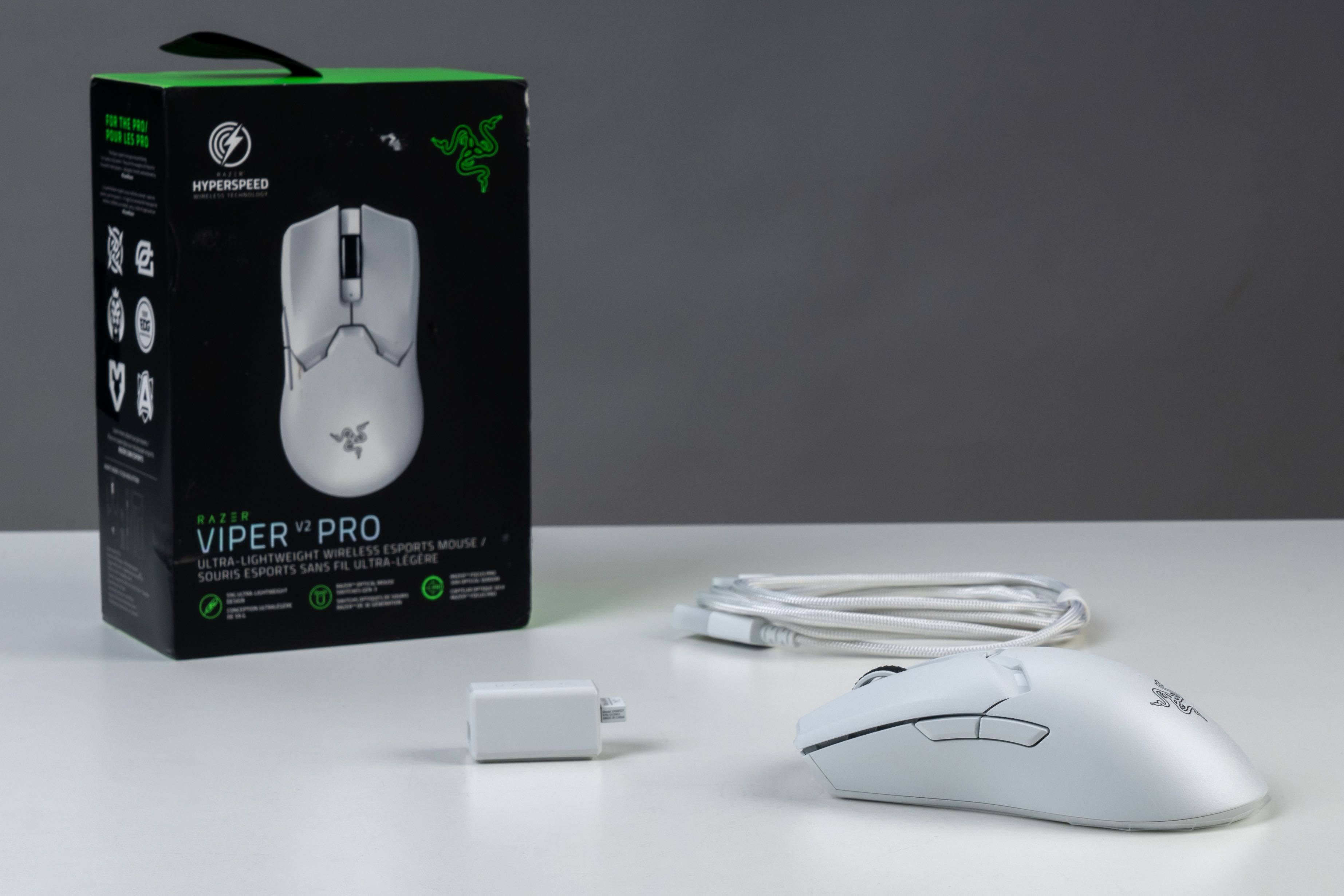 Миша Razer Viper V2 Pro Wireless White/Гар 3 міс/SiliconFox