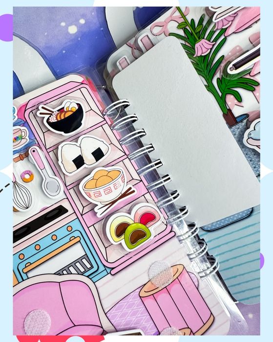 Książka na rzepy Labubu torebka. Lamibook