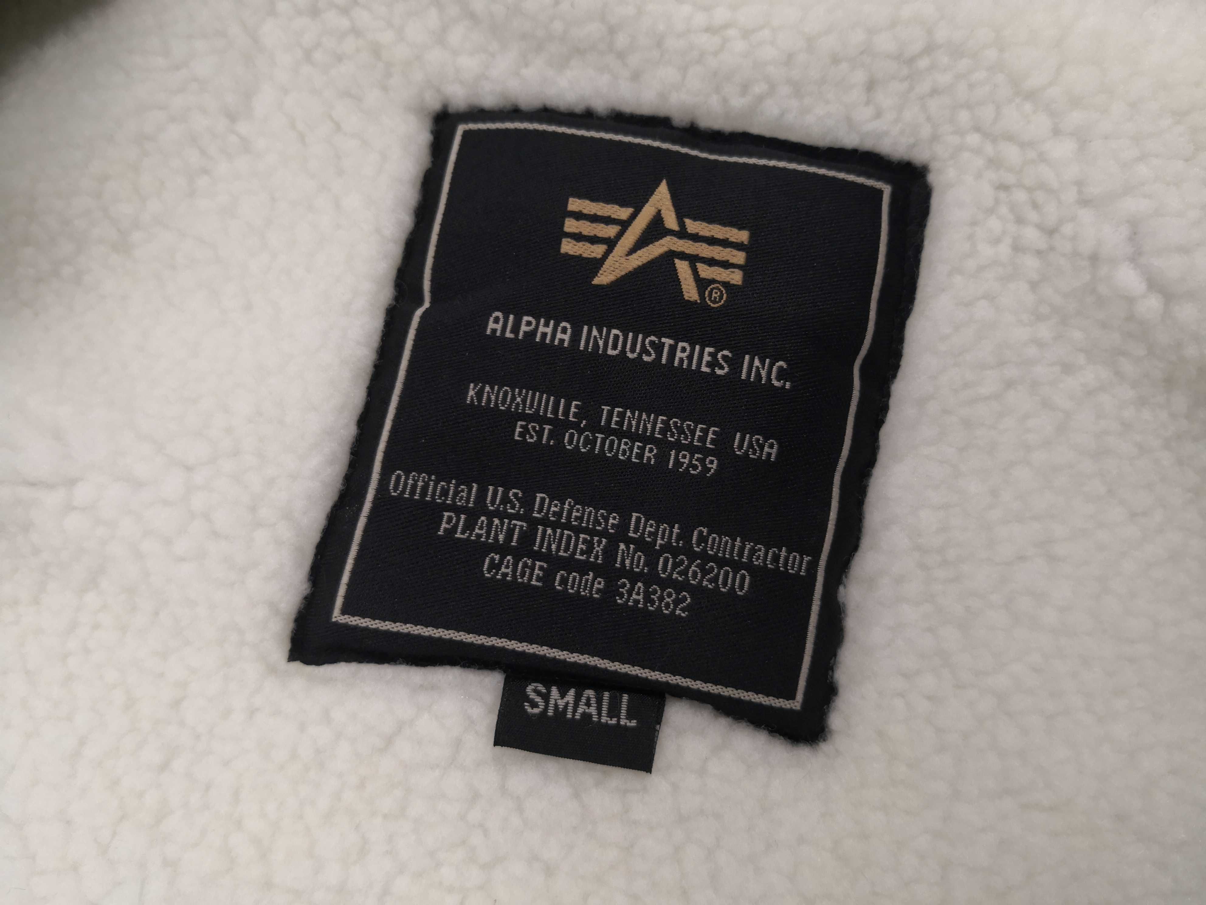Alpha Industries męska kurtka S na kożuszku okazja nowa