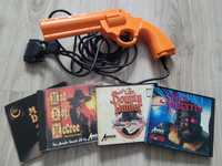 American laser games game gun + 4 gry unikat!