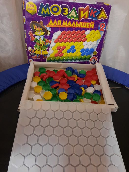 Мозайка для малышей от 2-х лет 120 элементов