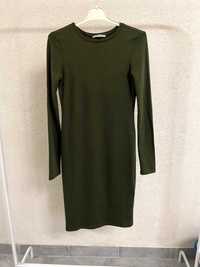 Vestido Verde Tropa Zara Trafaluc