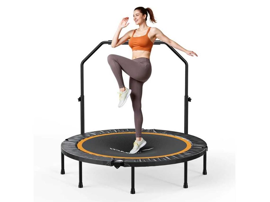 Trampolim fitness MERACH Ø122 cm com alça ajustável